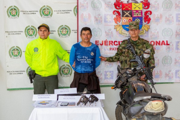 Repartían panfletos de grupo armado en Yaguará