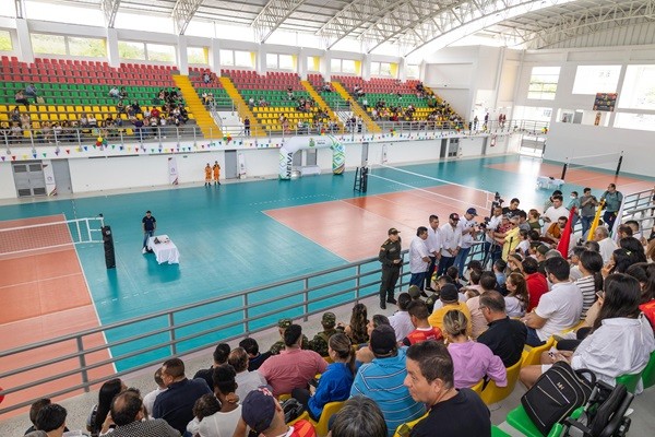 Ahora si inaugurado Coliseo de Voleibol en Neiva