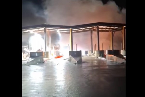 Incinerado el nuevo peaje laberinto