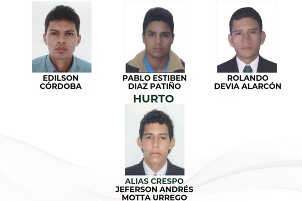 Los más buscados por homicidio y hurto en el área metropolitana de Neiva
